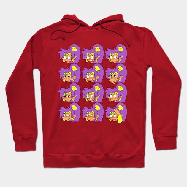 Shantae Expressions Hoodie by Lyondor